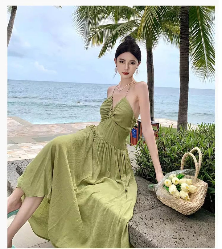 【dress】バックレスワンピース　M25097