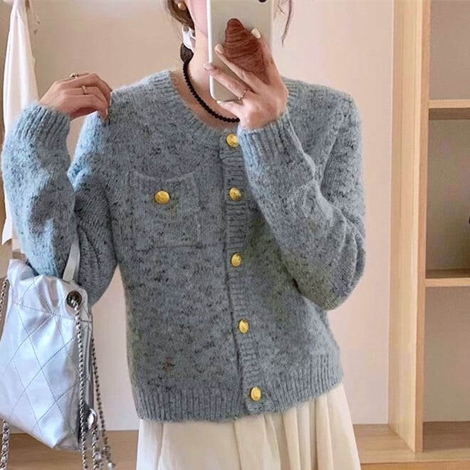 【outer】ニットカーデ　M26844