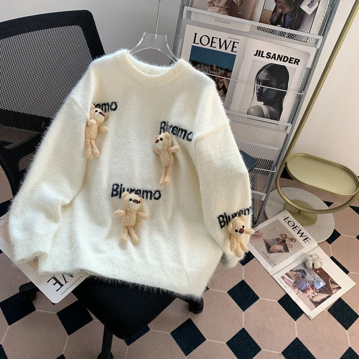 【tops】カートゥーンニットセーター　M28308