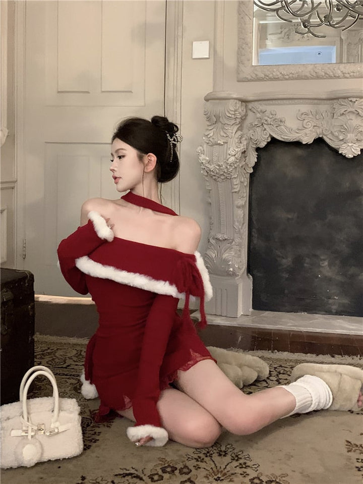 【dress】オフショルダーワンピース　M28460