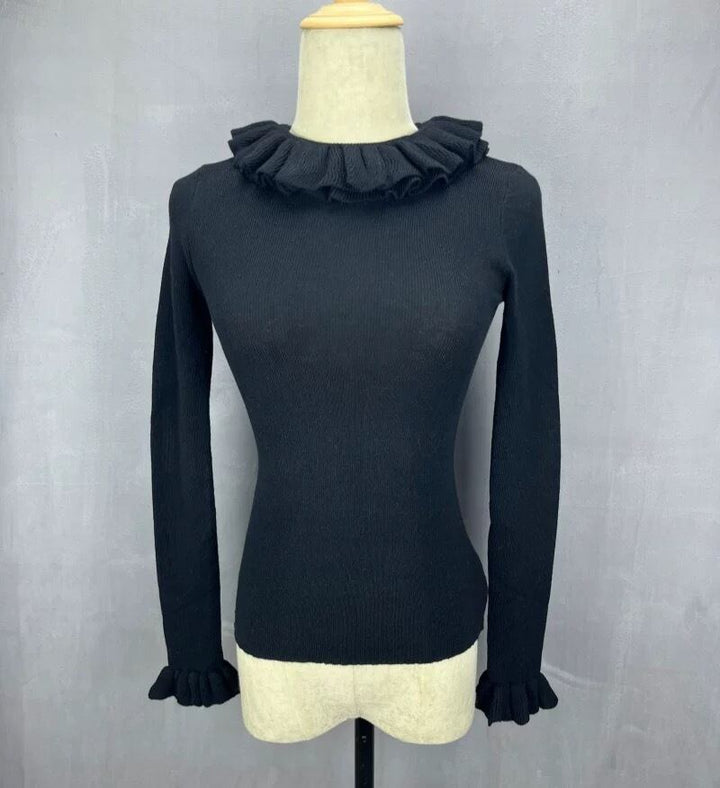 【tops】ギャザーフリルニットトップス　N2901