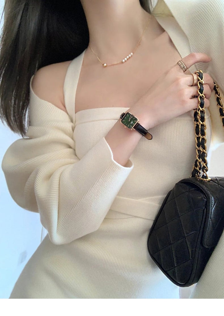 【set】ニットワンピース×ボレロカーデセット　N1989