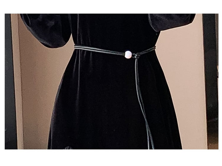 【dress】チュールドッキングワンピース　M27510