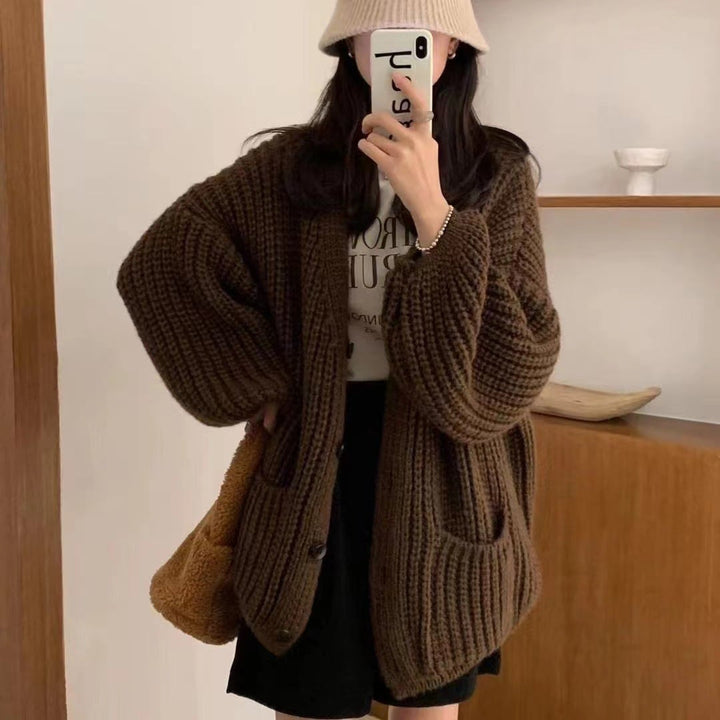 【outer】ニットカーデ　M26689