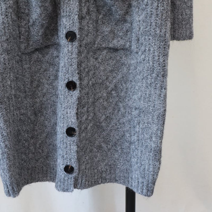 【outer】ロング丈ニットカーデ　M27038