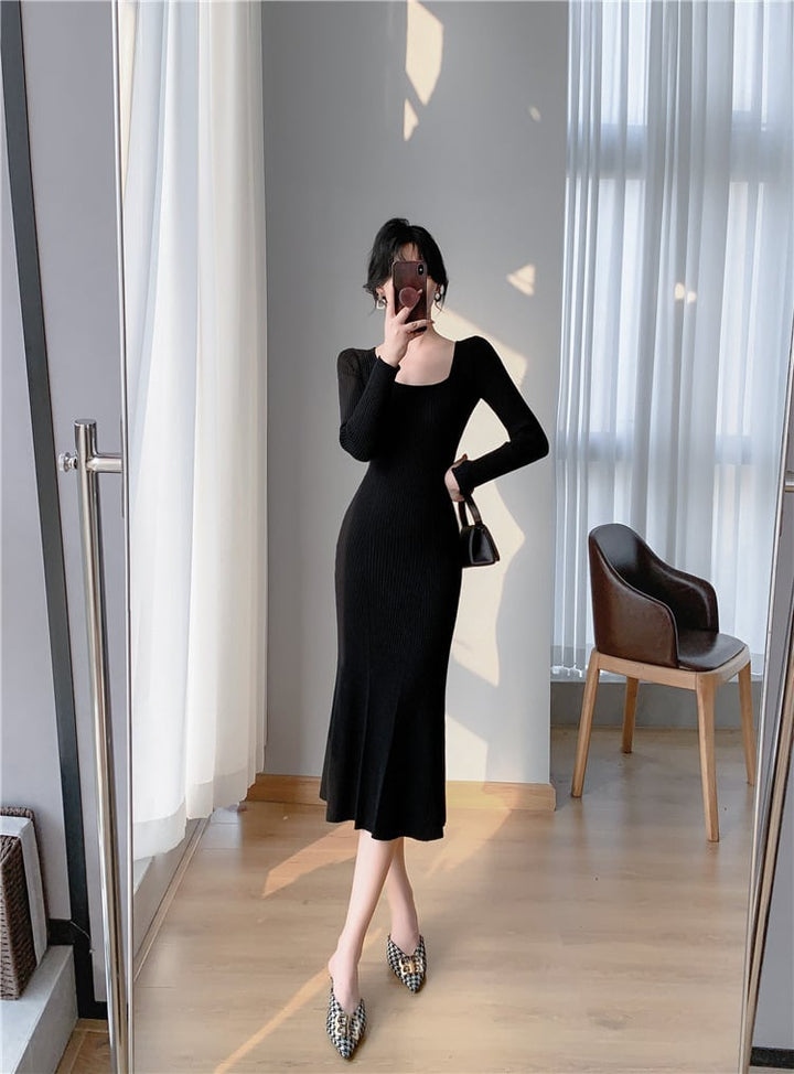 【dress】ニットワンピース　M28020
