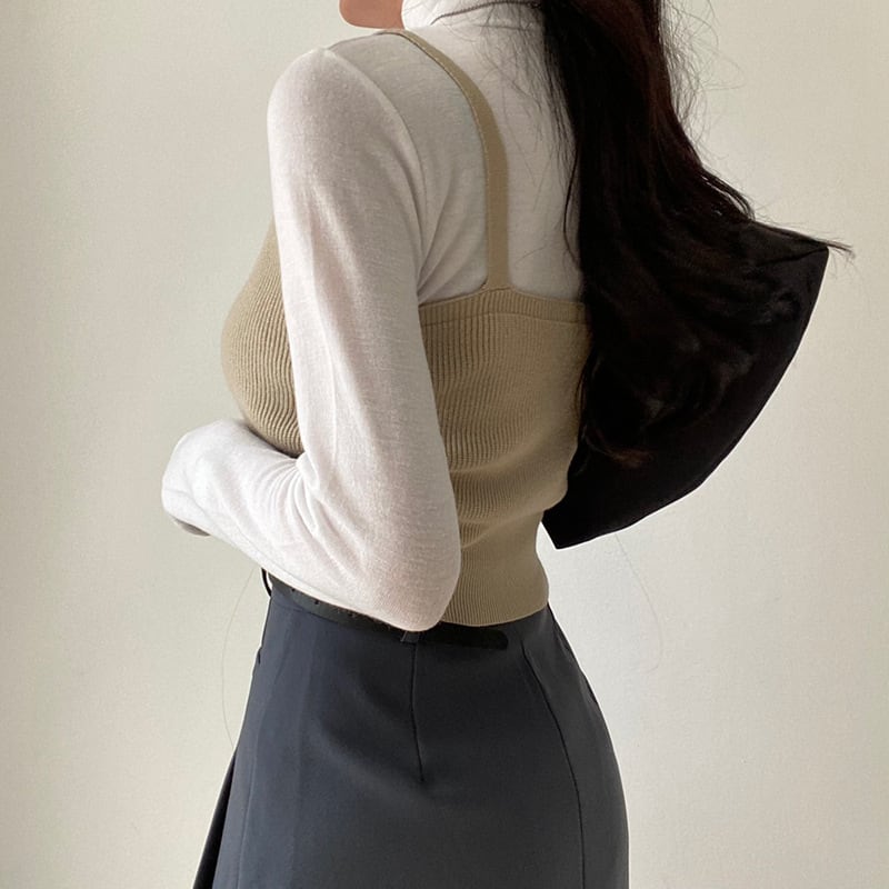 【tops】ニットキャミソール　M26659