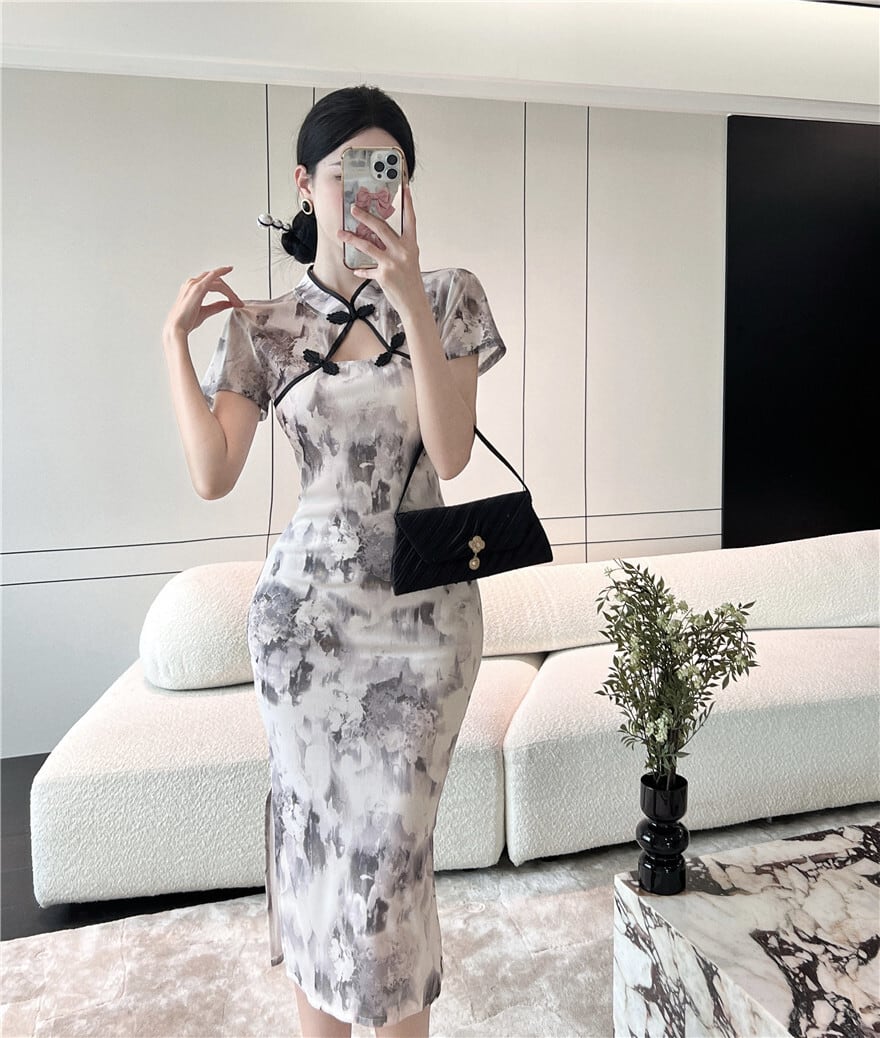 【dress】知的で品の良い♡エレガントデートワンピース　M17189