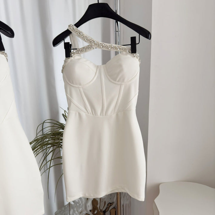 【dress】ビジューワンピース　M25116