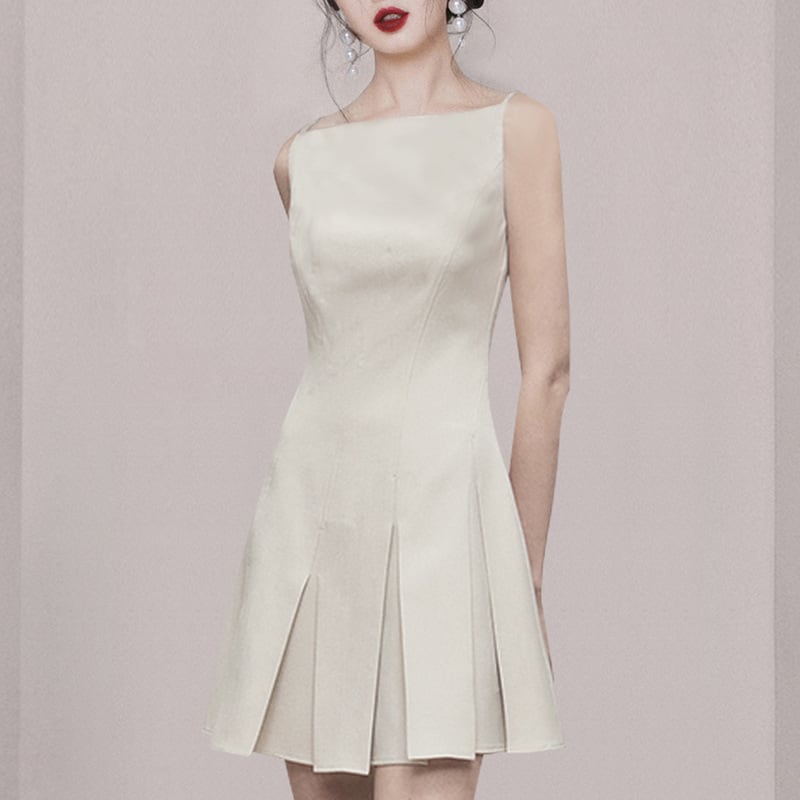 【dress】主役級ノースリーブエレガントデートワンピース　M16749