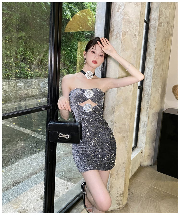 【dress】ベアトップワンピース　M24336