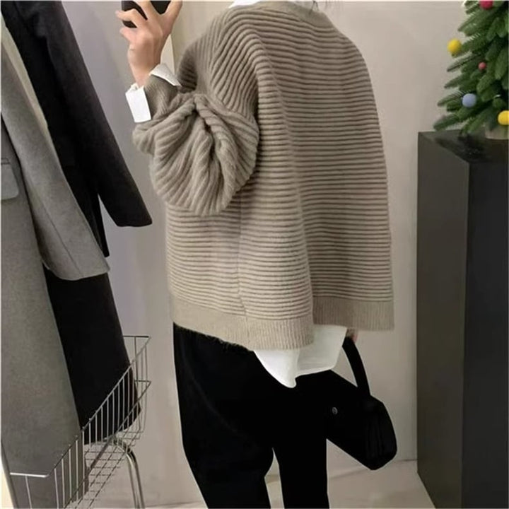 【outer】Vネックニットカーディガン　M17793