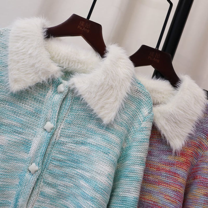 【outer】ニットカーデ　M25446