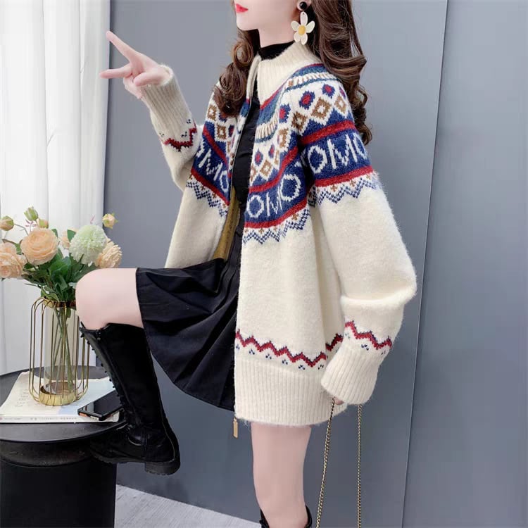 【outer】ニットカーデ　M26827