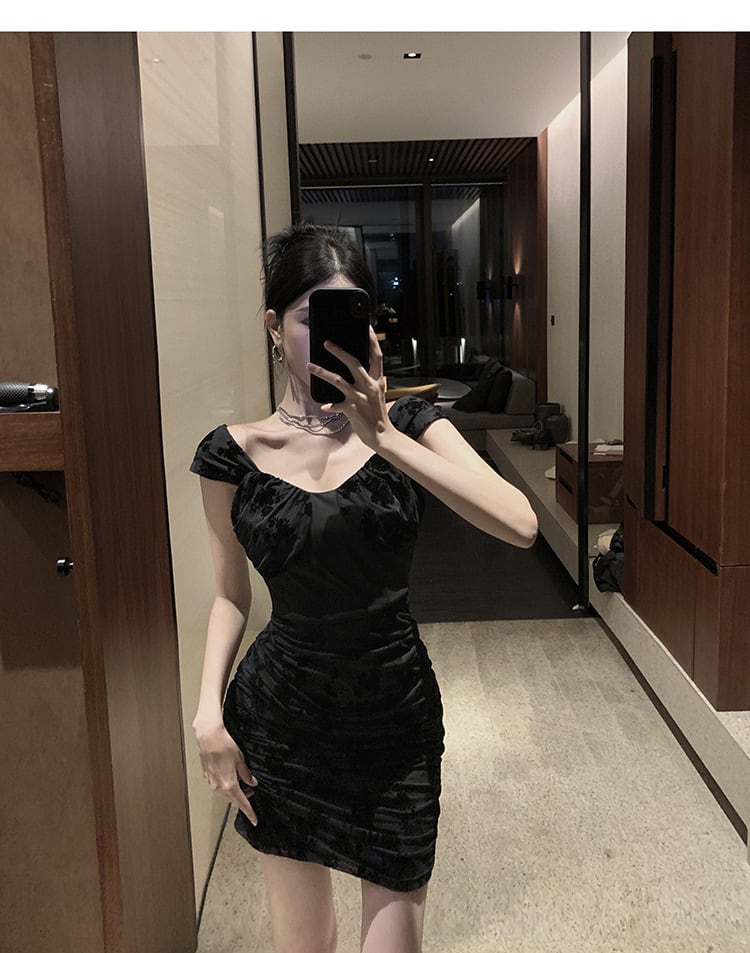 【dress】話題沸騰中 オシャレセクシーデートワンピース　M17092