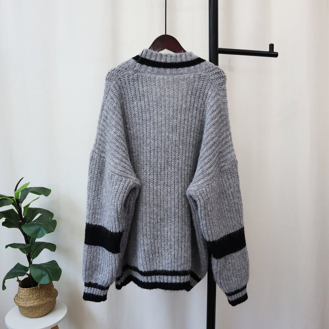 【outer】アウトポケットニットカーデ　M18278