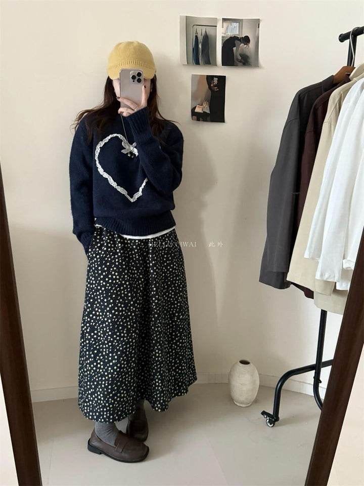 【tops】クルーネックニットセーター　M27970
