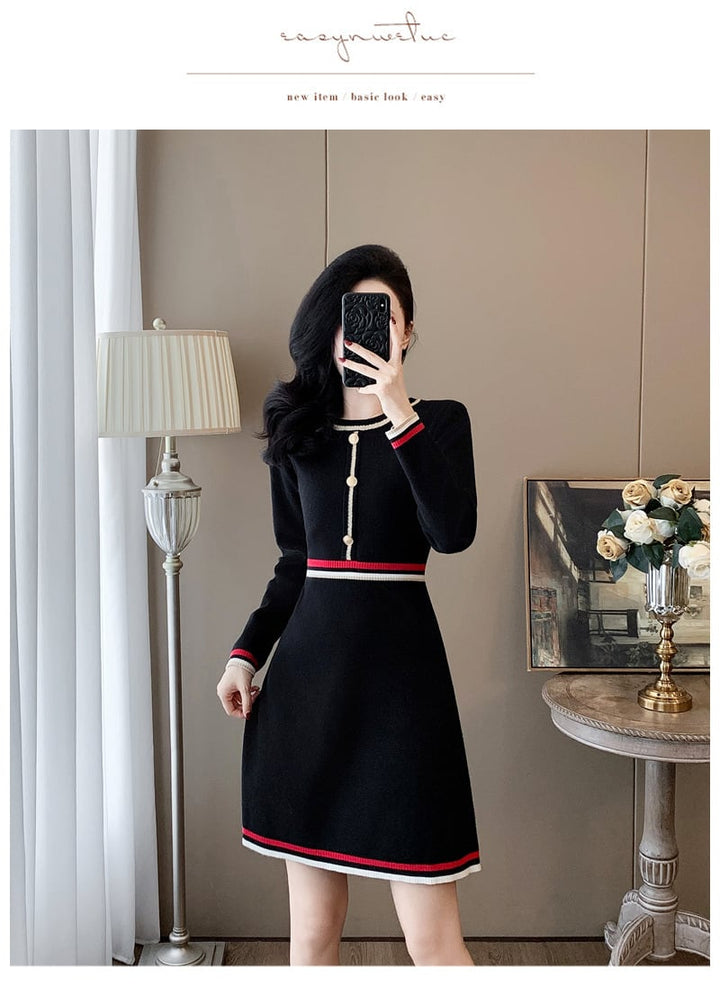 【dress】ニットワンピース　M27706