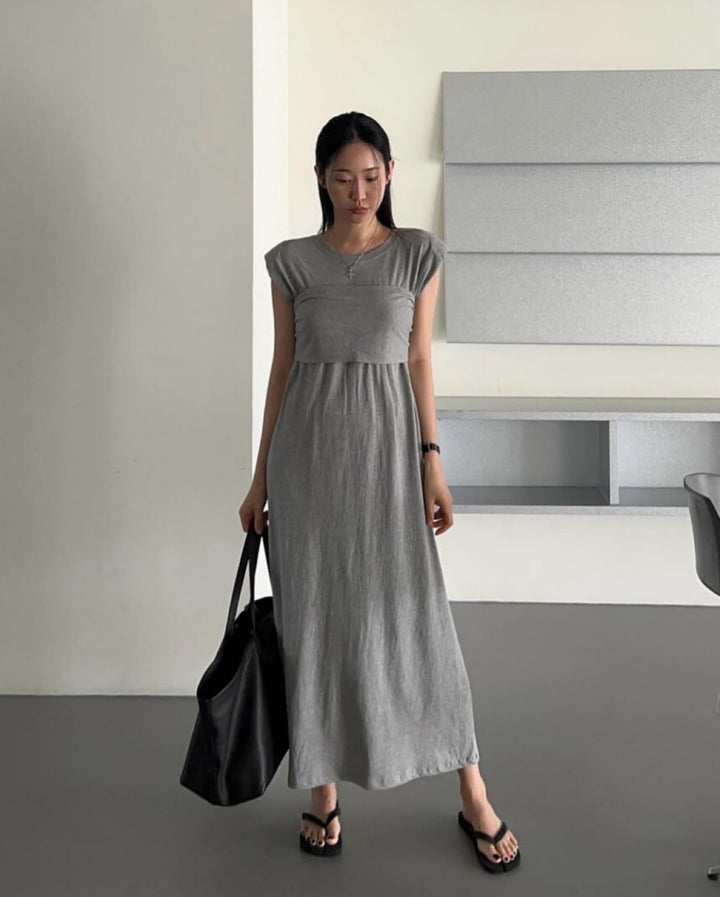 【dress】ノースリーブワンピース　M25068