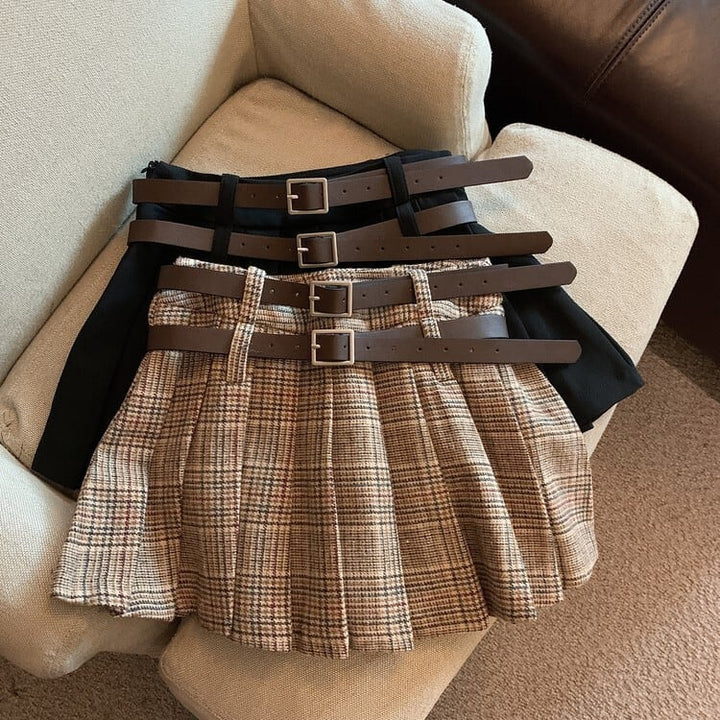 【bottoms】プリーツスカート　M27357
