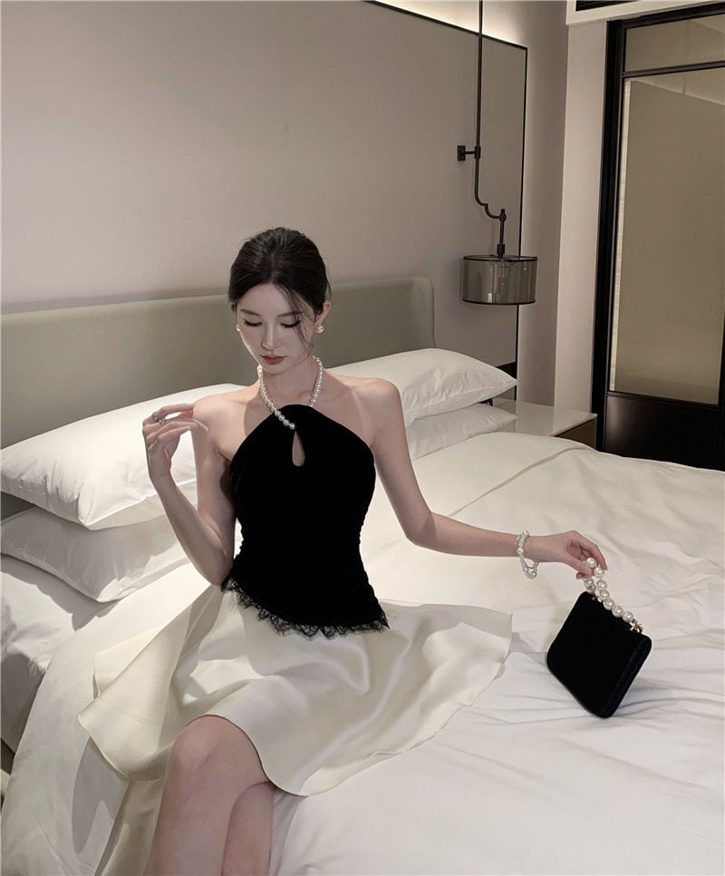 【dress】ホルターネックワンピース　M24387