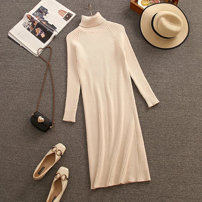 【dress】ハイネックワンピース　M19331