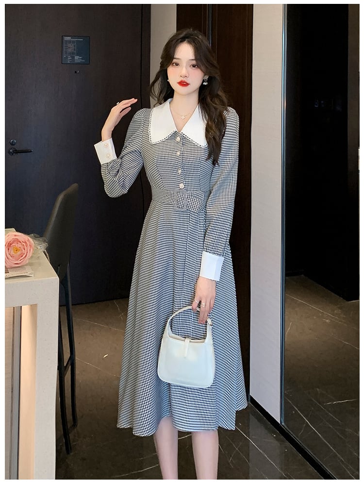 【dress】早い者勝ちエレガントドールカラーワンピース　M17422