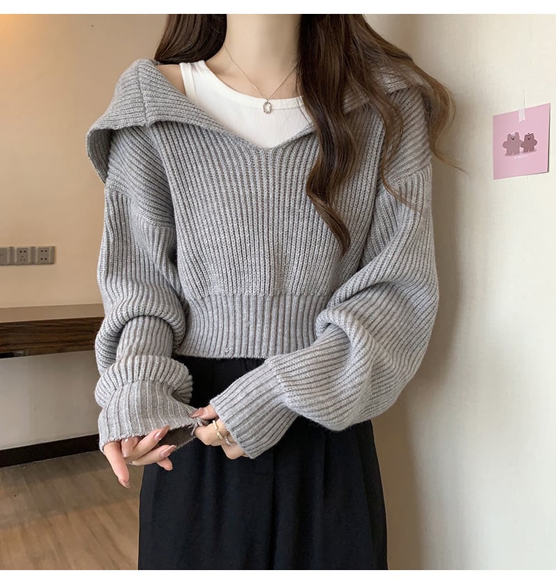 【set】ニットプルオーバーアンサンブル　 M17857