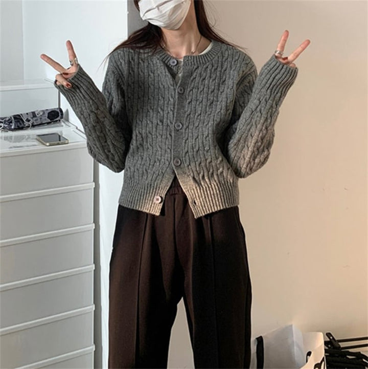 【outer】ニットカーデ　M25957