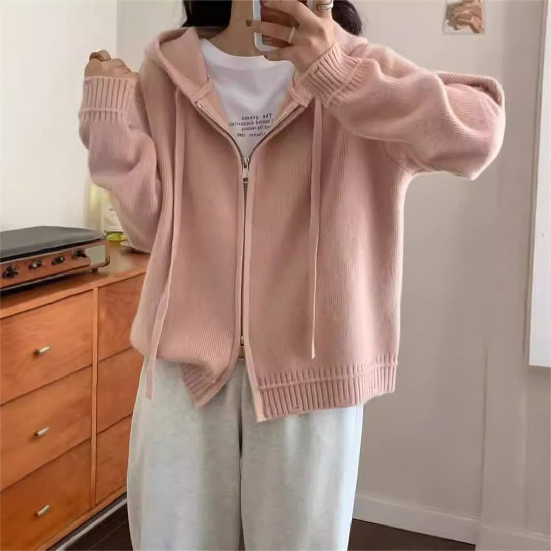 【outer】Wジップニットカーデ　M25955