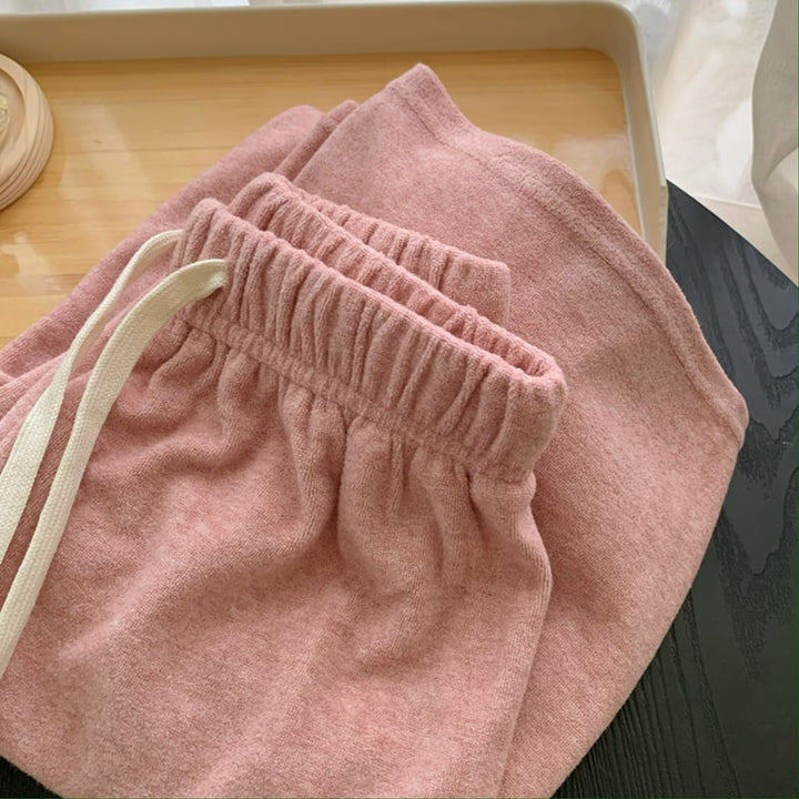 【bottoms】ニットワイドパンツ　M26520