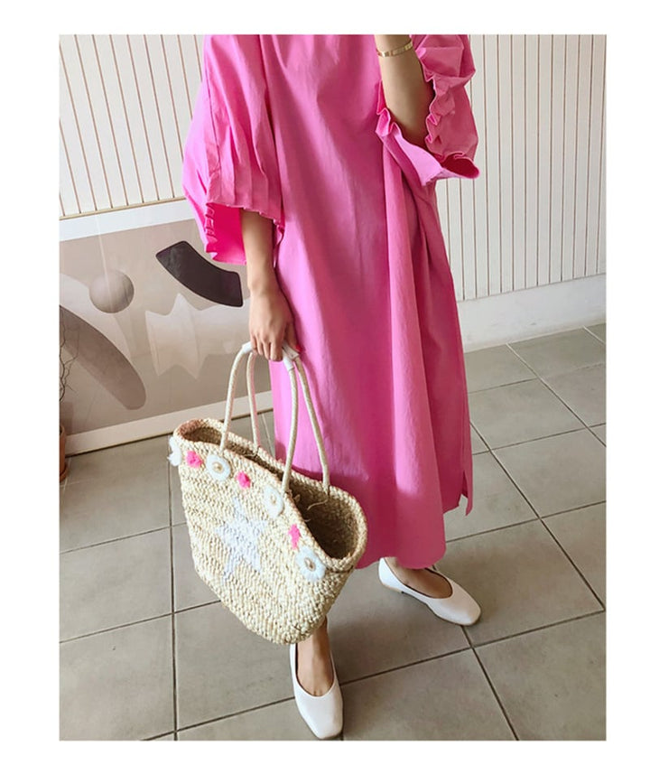 【dress】無地ワンピース　M24017