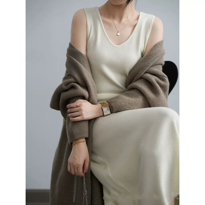【dress】ベストニットワンピース　M26795