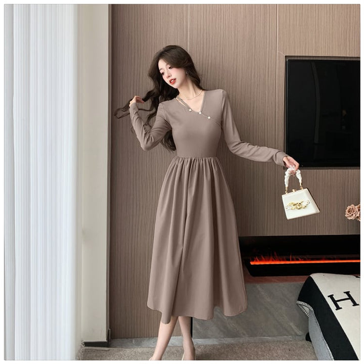 【dress】絶対欲しい ファッションシンプルワンピース　M17322