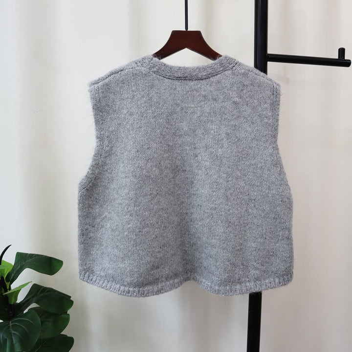 【tops】ニットベスト　M25435