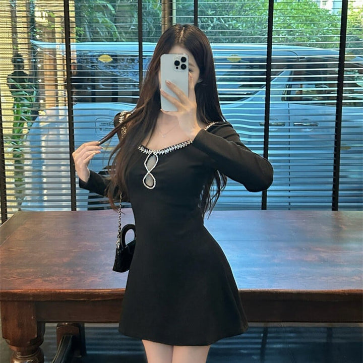【dress】ビジューデートワンピース　M28419