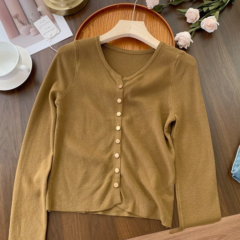 【outer】ニットカーデ　M26481