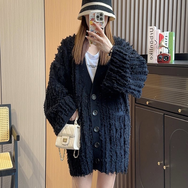 【outer】ニットカーデ　M18281