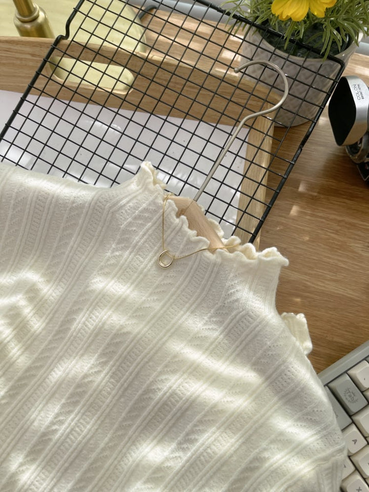【tops】ニットトップス　M26685
