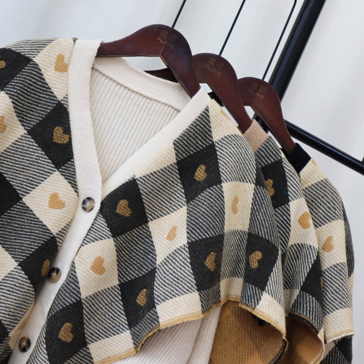 【outer】ドッキングVネックニットカーデ　M17965