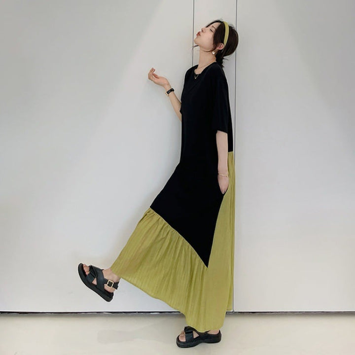 【dress】切り替えワンピース　M25159