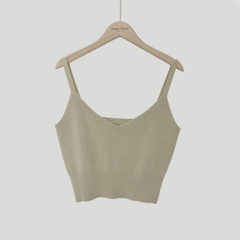 【tops】ニットキャミソール　M26659