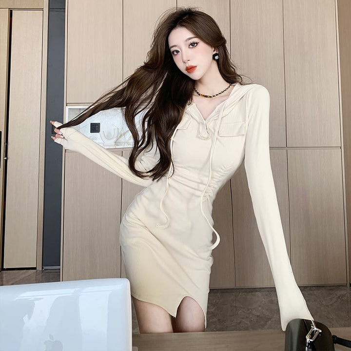 【dress】フード付きワンピース　M18198