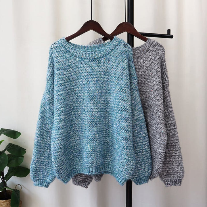 【tops】クルーネックニットセーター　M17997