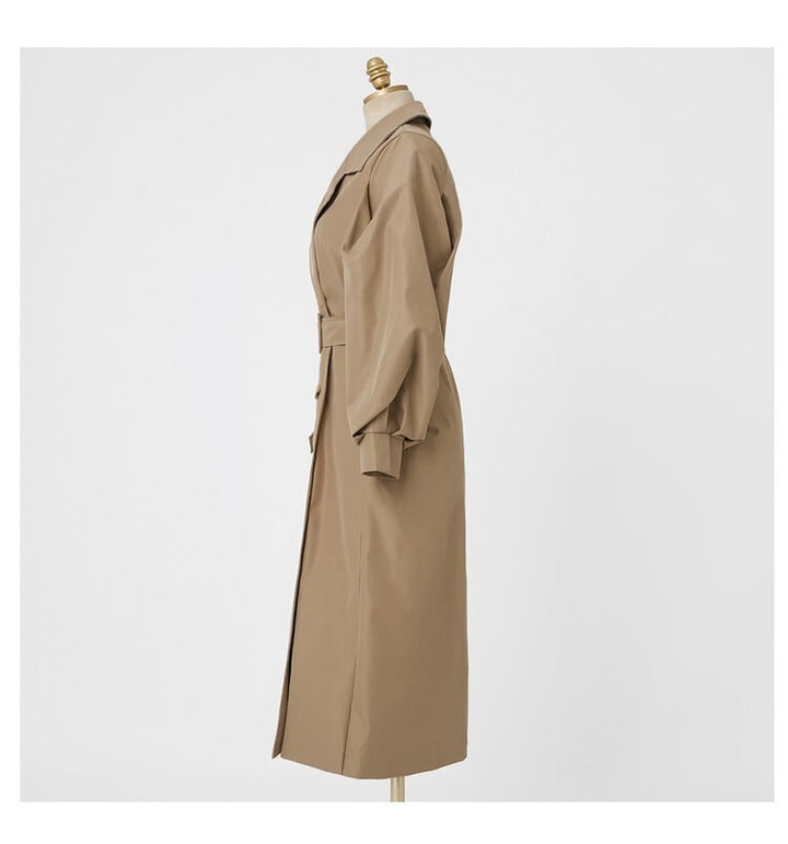 【outer】Vネックトレンチコート　M27445