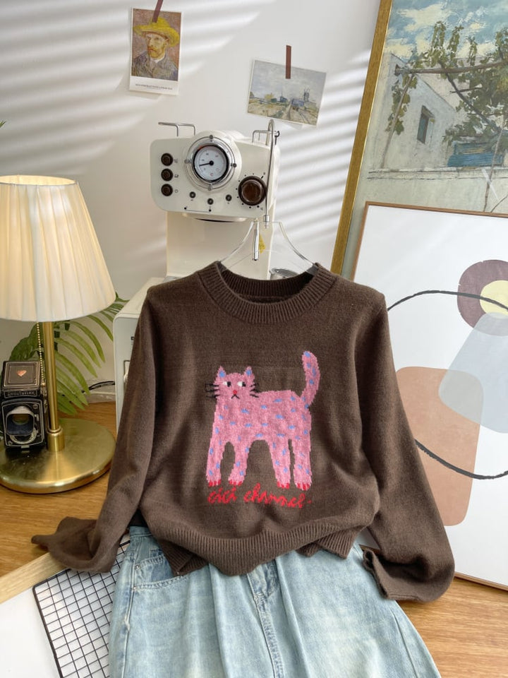 【tops】ニットセーター　M25652