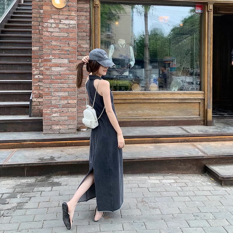【dress】POLOネックワンピース　M24324