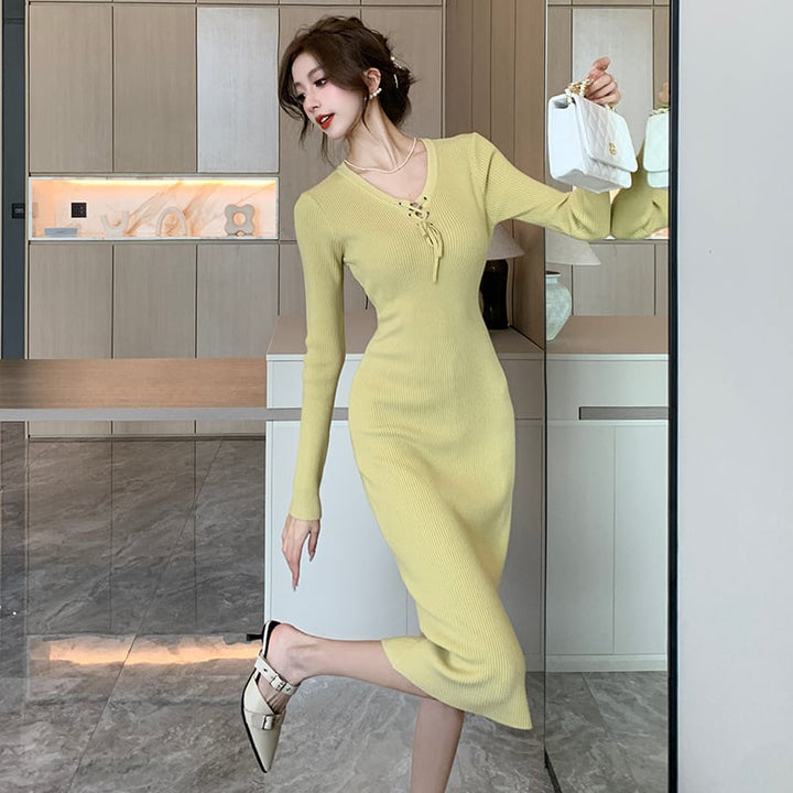 【dress】ニットワンピース　M18562