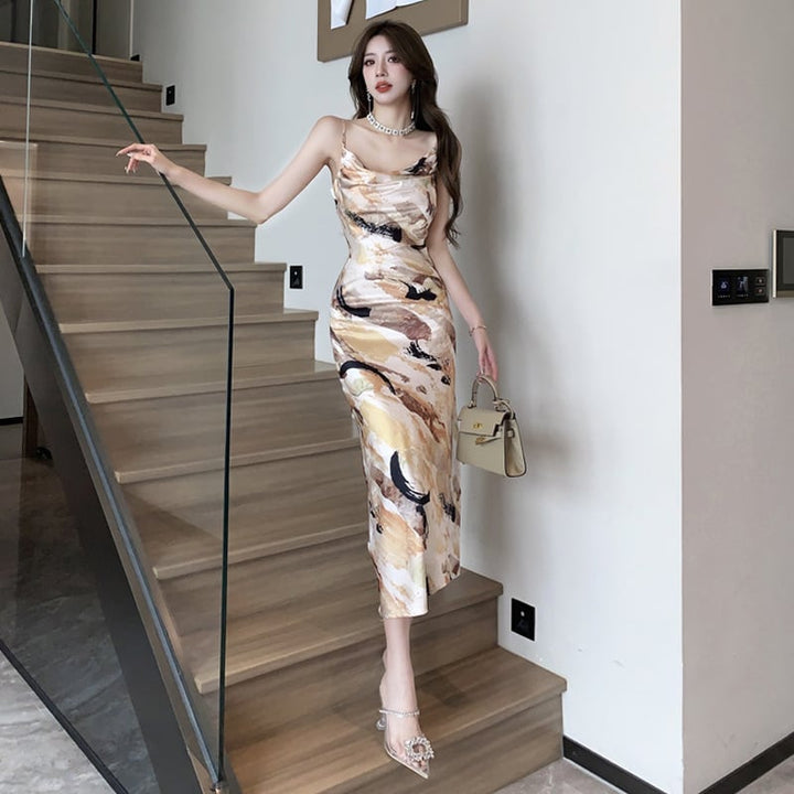 【dress】人気上昇中 chicファッションキャミワンピース　M17104