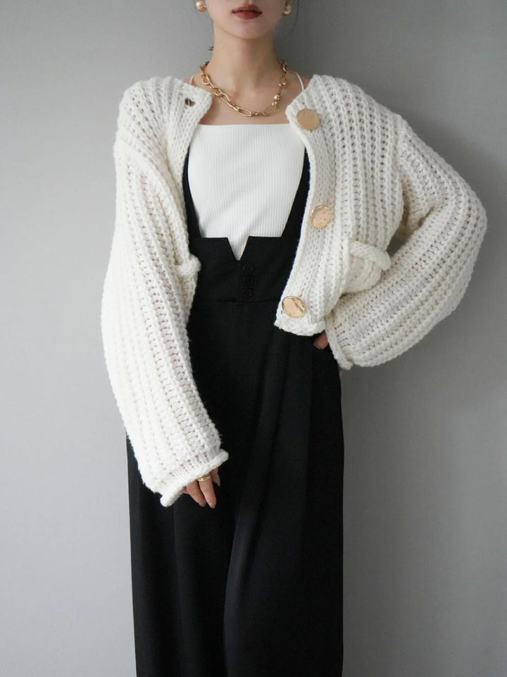 【outer】ニットカーデ　M27613